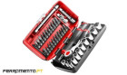 Jogo de Chaves de Caixa e Bits 1/4" 38Pcs Facom R.360NANO