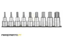 Jogo de Chaves de Caixa Macho 1/2" 9Pcs Teng Tools M-1209-AF