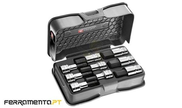 Jogo de Chaves de Caixa Macho 1/2" Facom STM.J9A