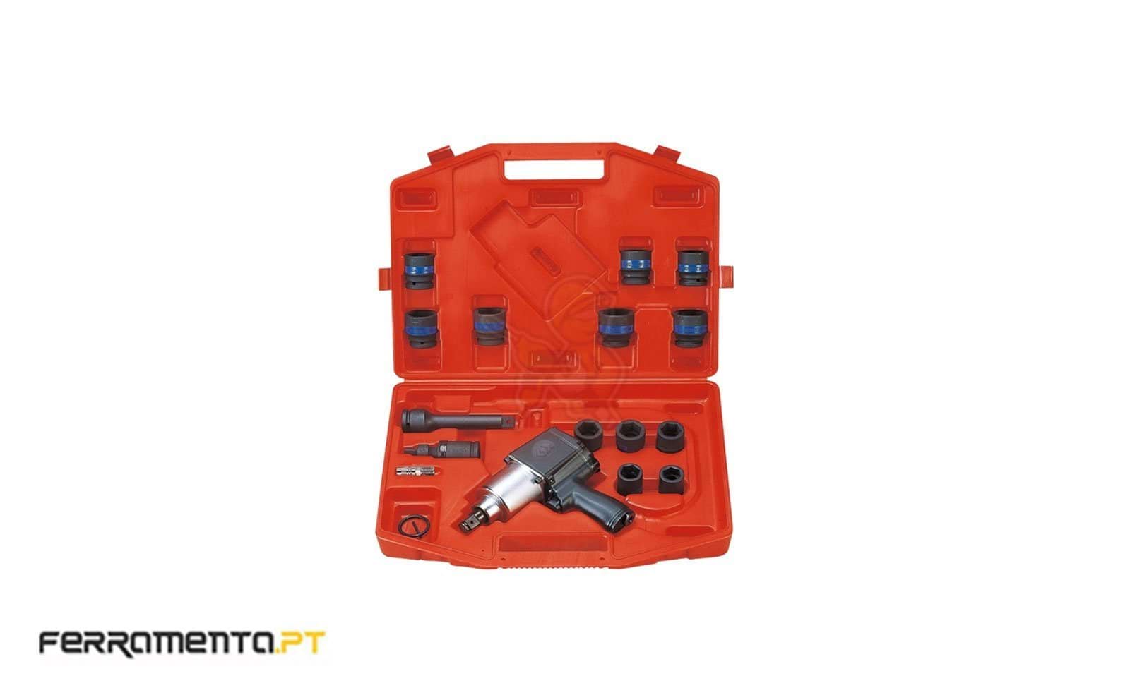 Jogo de Chaves de Impacto Pneumática 3/4“ 1085 Nm King Tony 64115MP