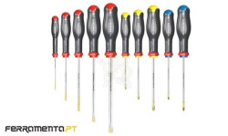 Jogo de Chaves Fenda/PH/PZ 10Pcs Facom ATW.J10PB