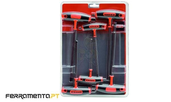 Jogo de Chaves T Sextavadas 6UN Bahco 903T-1
