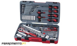 Jogo de Ferramentas 1/4'' - 1/2'' 95Pcs Teng Tools TM095