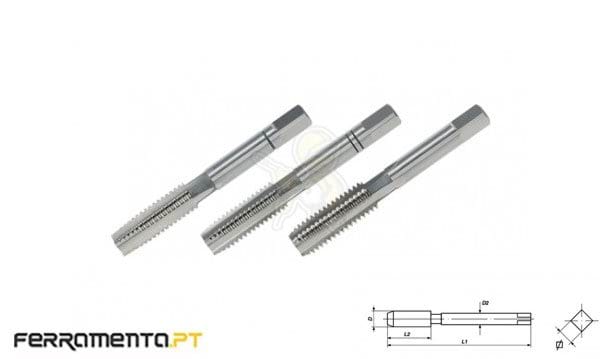 Jogo de Machos M2,5 x 0,45 (3Pcs) Volkel 27322