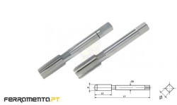 Jogo de Machos Rosca Fina G (BSP) 3/4" x 14 (2Pcs) Volkel 25322