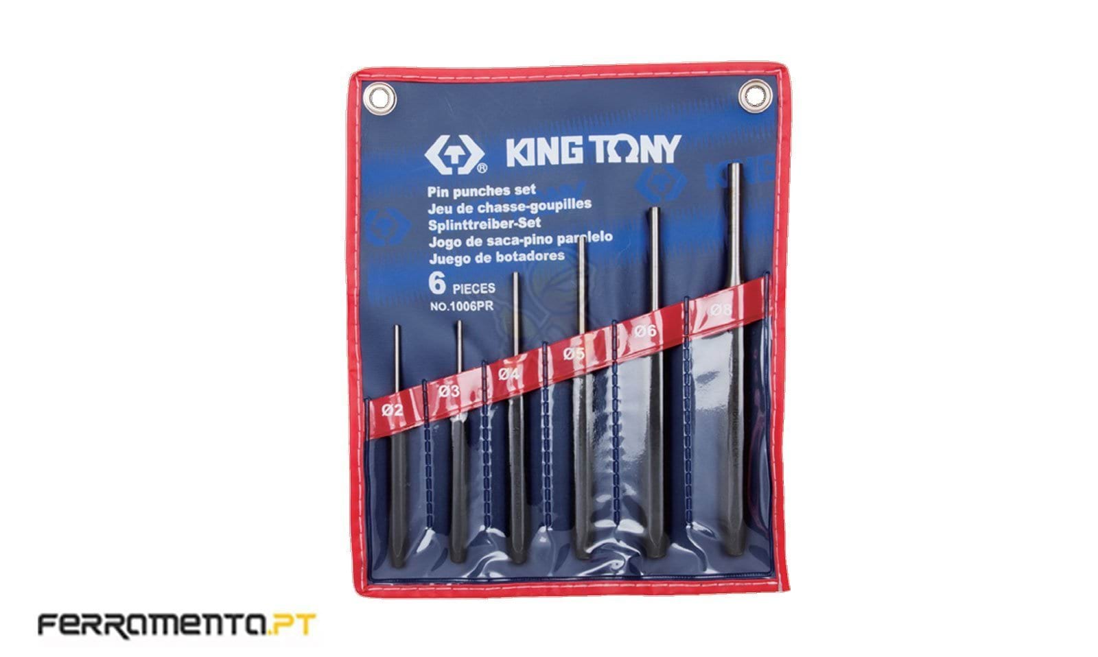Jogo de Punção 6 PC King Tony 1006PR