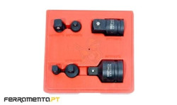 Jogo de Reduções e Aumentos de Impacto 6Pcs Kroftools 8200