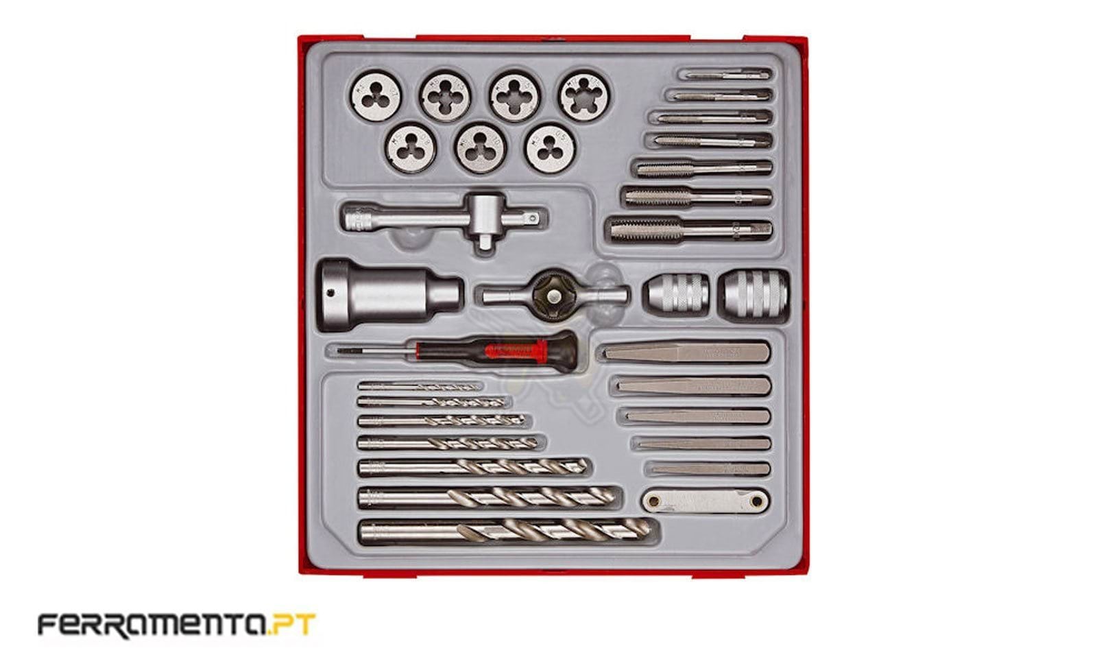 Jogo Machos e Matrizes 1/2" Teng Tools TTDTD34