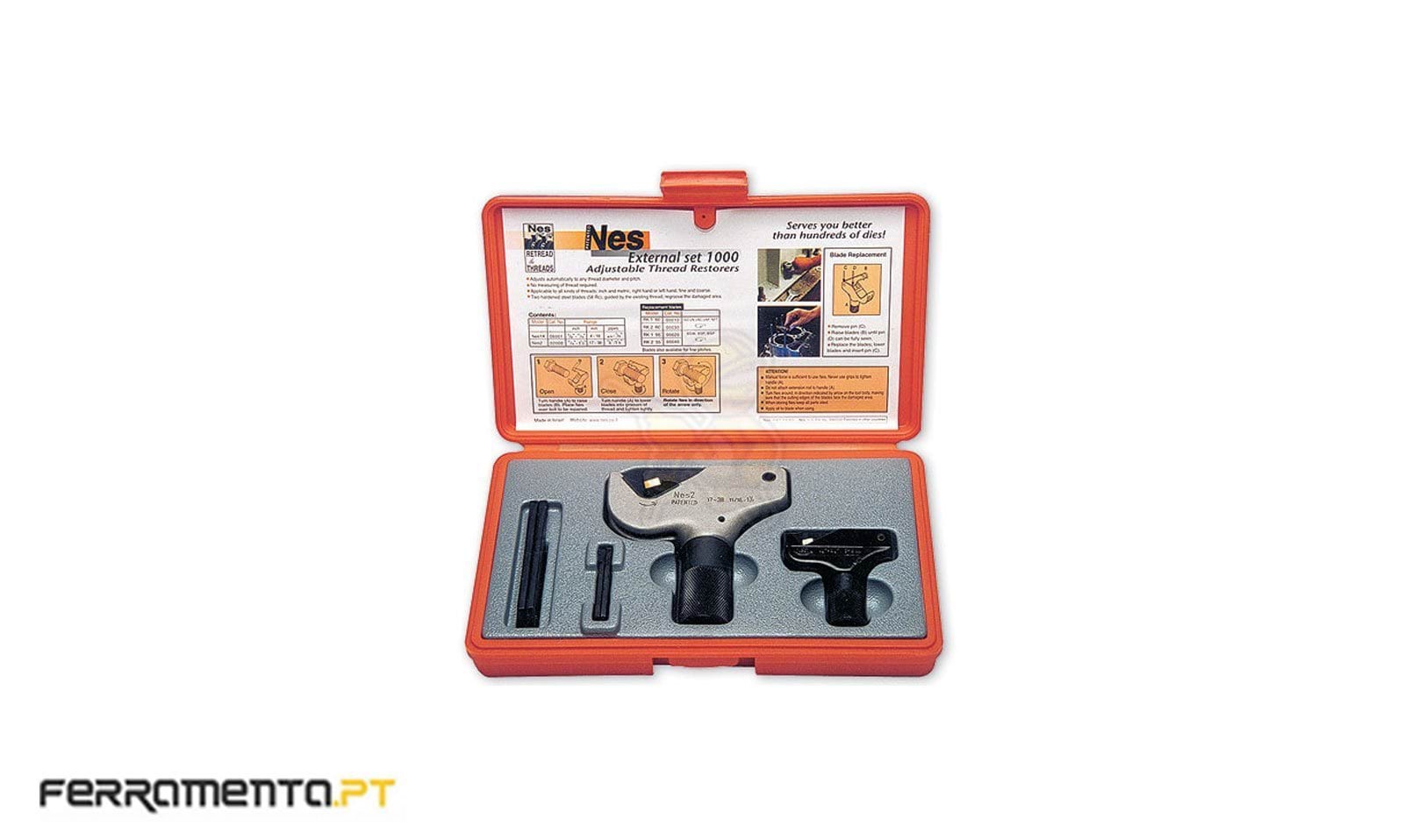 Jogo para Reparar Roscas Exteriores NES 1000 Externo