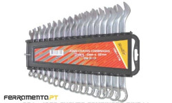 Jogo de Chaves Combinadas 6-22mm 17Pcs MacFer 1061-17M