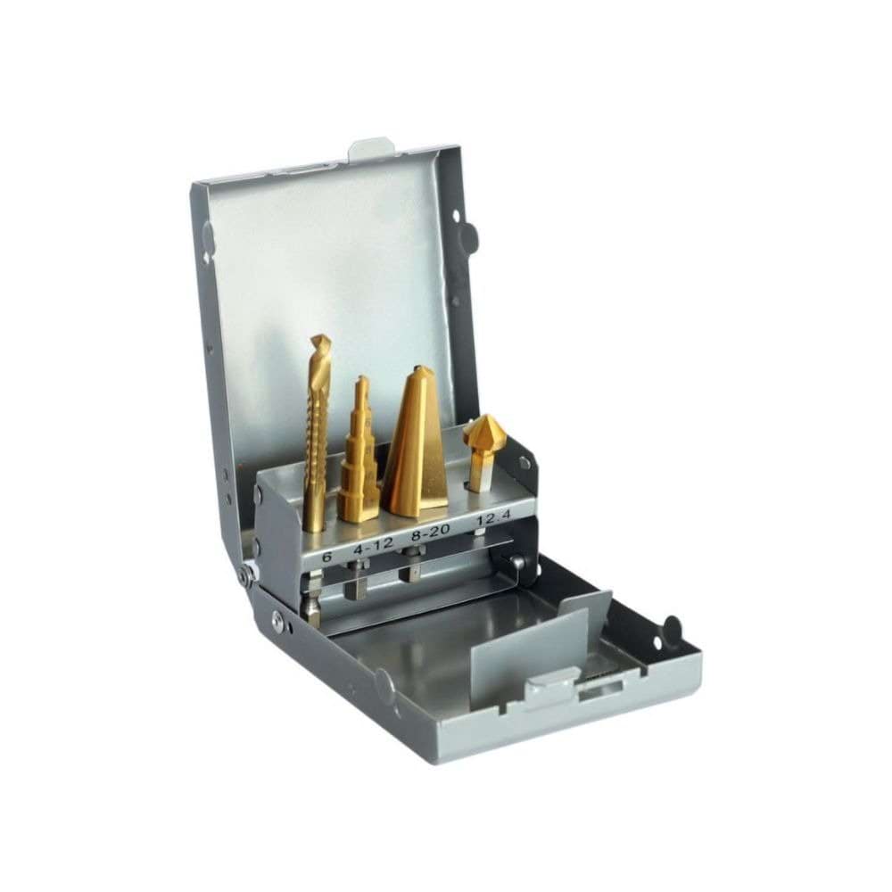 Jogo Brocas Escalonadas misto HSS-M2 TIN PTHSD Macfer 059.0069