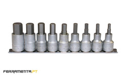 Chaves de Caixa 1/2'' 9 Peças Teng Tools M1212