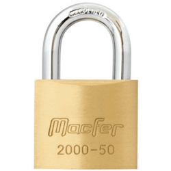 Macfer Cadeado Latão 25mm 2000-25