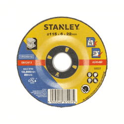 Disco de Desbaste 115mm p/ Metal Stanley STA32050-QZ