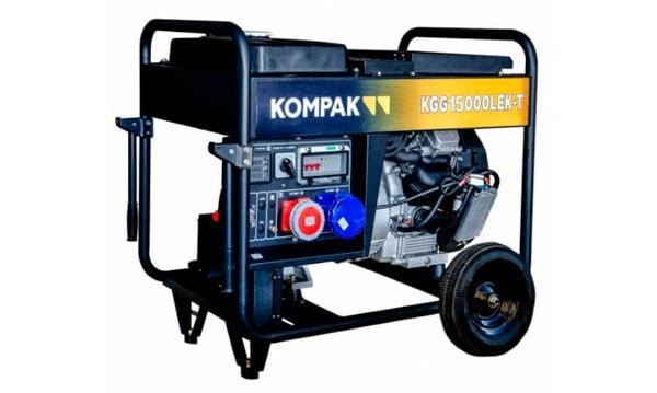 Gerador a Gasolina 230/400V 12 kW Kompak KGG15000LEK-T 