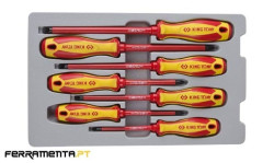 Jogo de Chaves de Fenda VDE 7 PC King Tony 30607MR