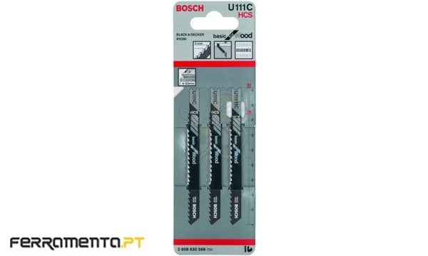 Kit 3 Lâminas U 111 C Basic for Wood Bosch 2608630566