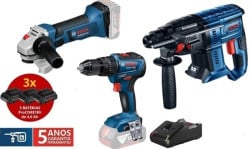 Kit 3 Máquinas Full Charge 18V Bosch XL2