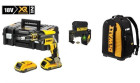 Kit Aparafusadora de Pladur + Nivel Laser Verde + Mochila DeWalt CPROF593