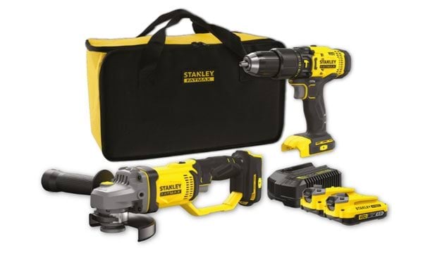 Kit Berbequim Combinado + Rebarbadora V20 Stanley SFMCK471D2S-QW