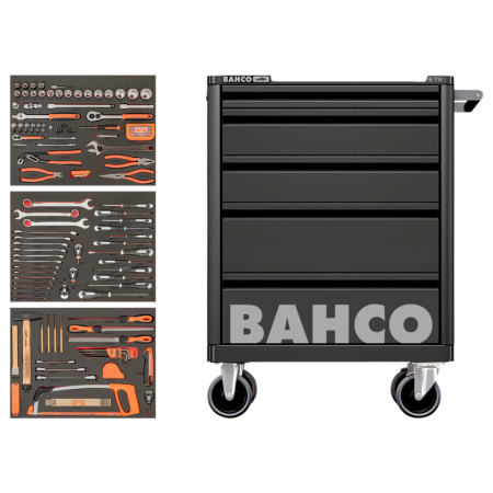 Kit Carro de Ferramentas 158Pcs Bahco BASIC