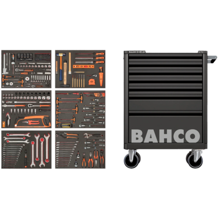 Kit Carro de Ferramentas 346Pcs Bahco LARGE