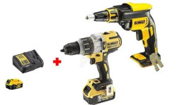 Kit Combo 18V Berbequim Combinado + Aparafusadora de Pladur Dewalt CPROF296