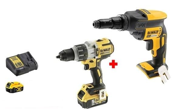 Kit Combo 18V Berbequim Combinado + Aparafusadora de Pladur Dewalt CPROF399