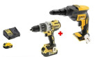 Kit Combo 18V Berbequim Combinado + Aparafusadora de Pladur Dewalt CPROF399