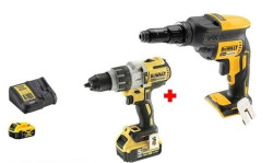 Kit Combo 18V Berbequim Combinado + Aparafusadora de Pladur Dewalt CPROF399