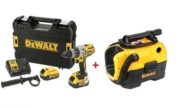 Kit Combo 18V Berbequim Combinado + Aspirador Dewalt CPROF476