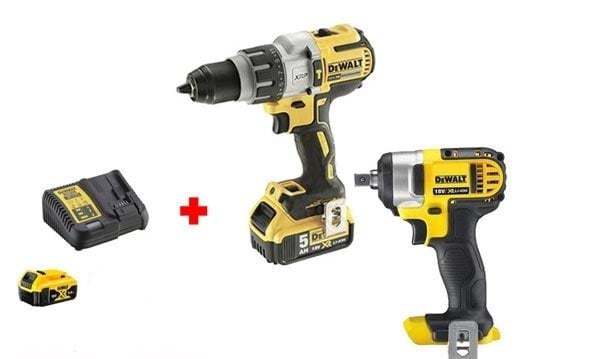 Kit Combo 18V Berbequim Combinado + Chave de Impacto Dewalt CPROF143