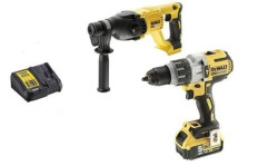 Kit Combo 18V Berbequim Combinado + Martelo Eletropneumático Dewalt CPROF398