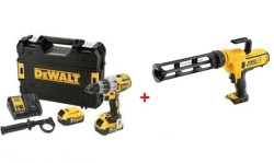 Kit Combo 18V Berbequim Combinado + Pistola química Dewalt CPROF390