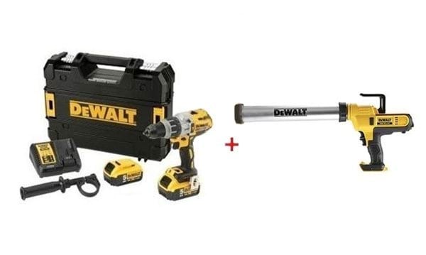 Kit Combo 18V Berbequim Combinado + Pistola química Dewalt CPROF475