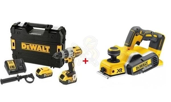 Kit Combo 18V Berbequim Combinado + Plaina 82mm Dewalt CPROF383