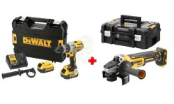 Kit Combo 18V Berbequim Combinado + Rebarbadora 125mm Dewalt CPROF444