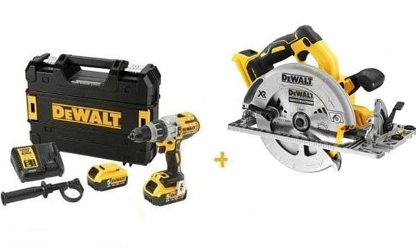 Kit Combo 18V Berbequim Combinado + Serra Circular 184mm Dewalt CPROF428