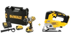 Kit Combo 18V Berbequim Combinado + Serra de Recortes Dewalt CPROF523