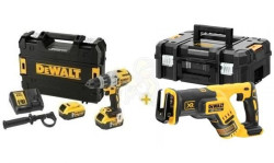 Kit Combo 18V Berbequim Combinado + Serra de Sabre Dewalt CPROF427