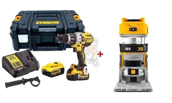 Kit Combo 18V Berbequim Combinado + Tupia Dewalt CPROF562