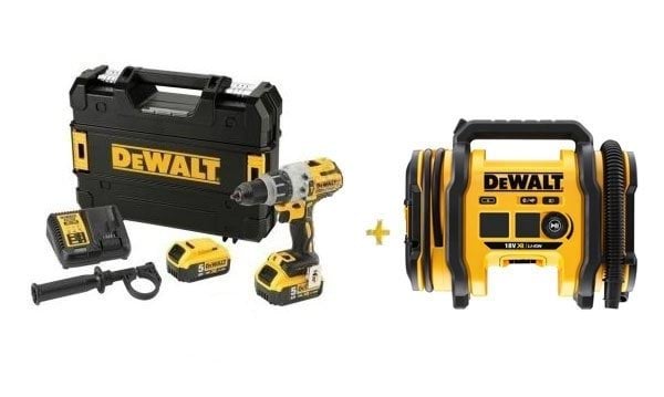 Kit Combo 18V Berbequim + Compressor de Ar Dewalt CPROF522