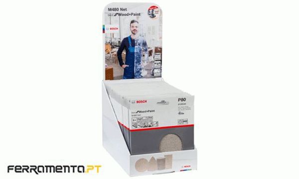 Kit de Lixas Excêntricas M480 Bosch 6035951326