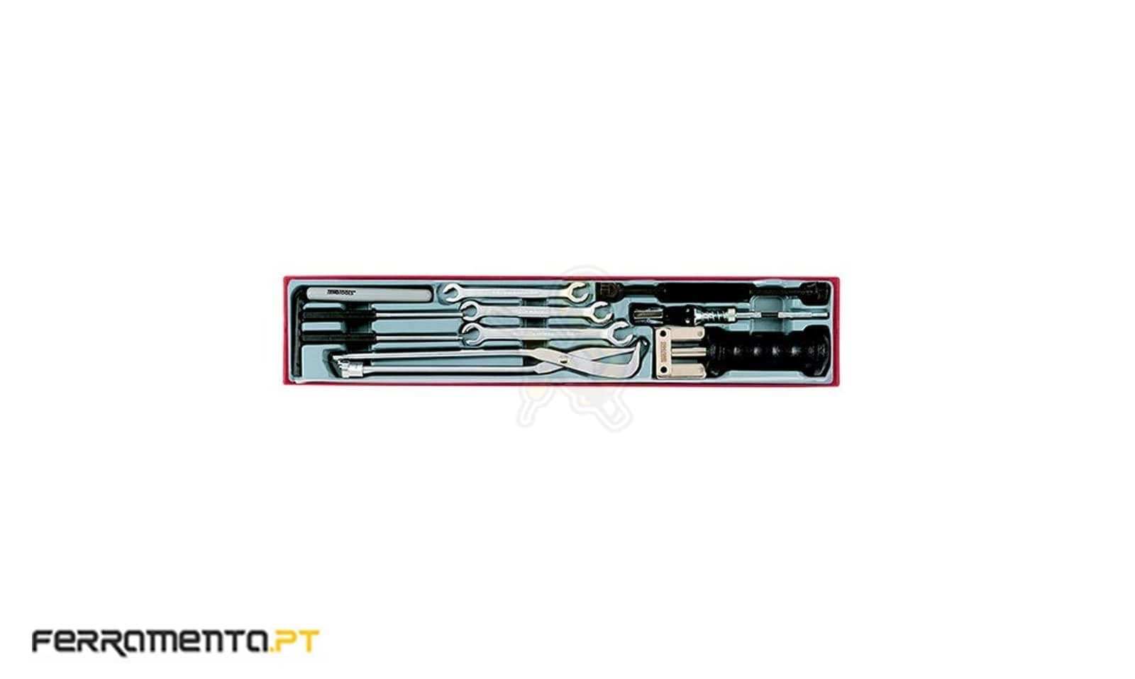 Kit de Travões 10 Pcs Teng Tools TTXB10