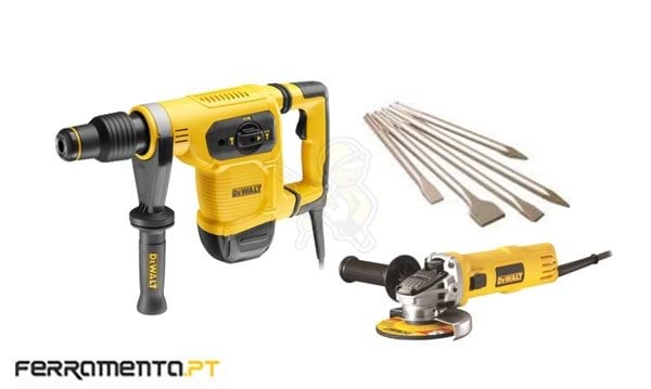 Kit Martelo Combinado 5Kg + Mini-Rebarbadora DeWalt CPROF447