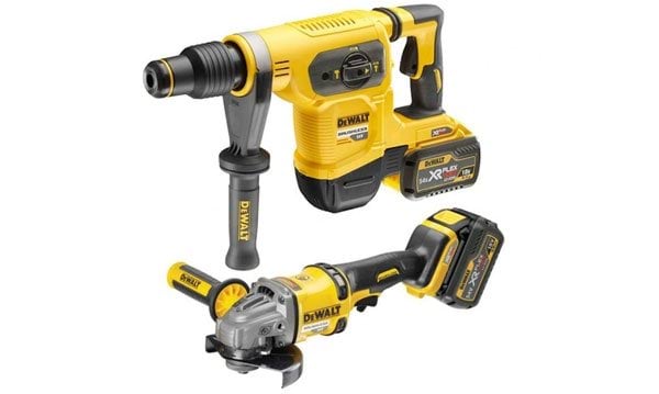 Kit Martelo Eletropneumático 5Kg + Rebarbadora 54V DeWalt CPROF400