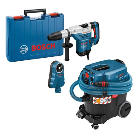 Kit Martelo GSH 11 E + Aspirador GAS 35 M AFC + GDE 68 Bosch 0615A5004L
