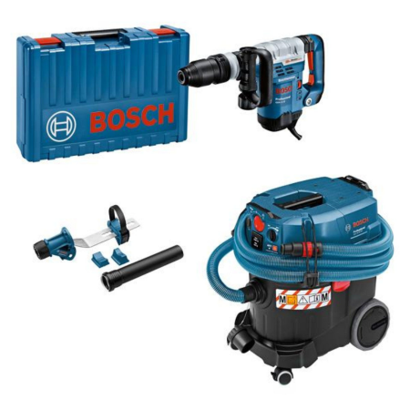 Kit Martelo GSH 5 CE + Aspirador GAS 35 M AFC + GDE 68 Bosch 0615A5004M