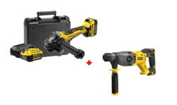 Kit Martelo SDS PLUS + Rebarbadora 125mm V20 Stanley CPROF738