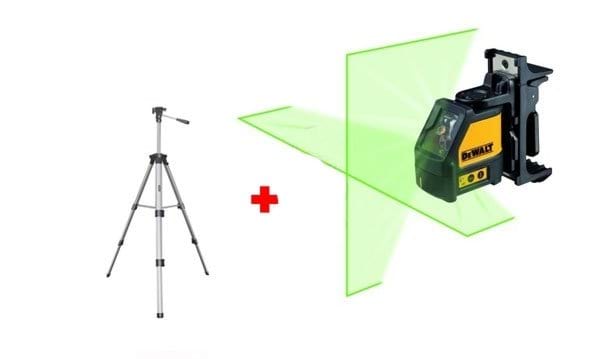 Kit Nível laser DW088CG + Tripé 1-77-201